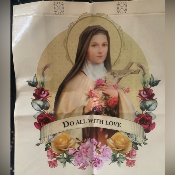 St. Therese (The Little Flower)  Tote Bag - Picture 2 of 4